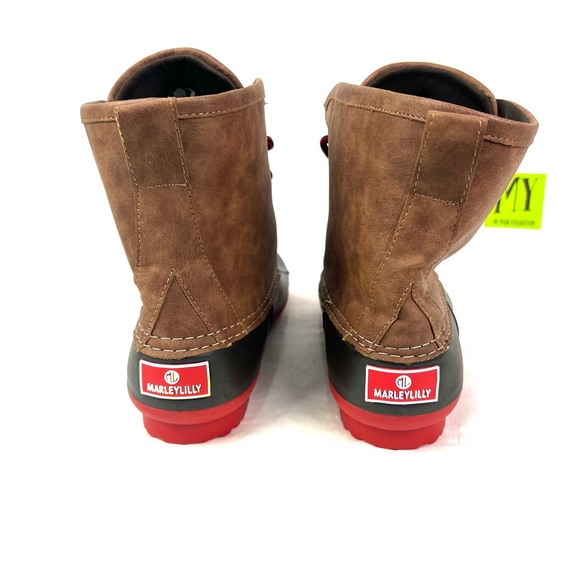 MarleyLilly Lace Up Duck Boots Size 9 - Picture 4 of 10